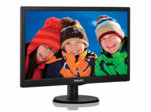 飞利浦（PHILIPS） 223S5LHSB 21.5英寸显示器商用屏幕 全高清液晶电脑显示屏LED 黑色